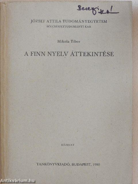 A finn nyelv áttekintése