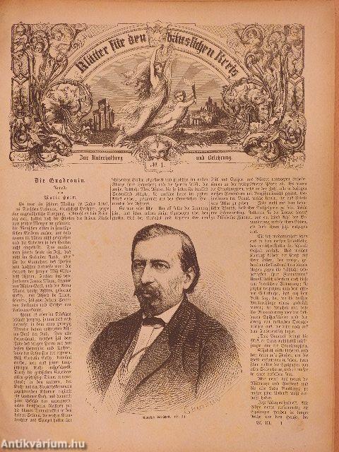 Blätter für den häuslichen Kreis 1870. No. 1-52. (gótbetűs)