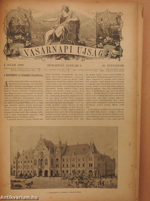 Vasárnapi Ujság/A Vasárnapi Ujság Regénytára 1898. (nem teljes évfolyam)