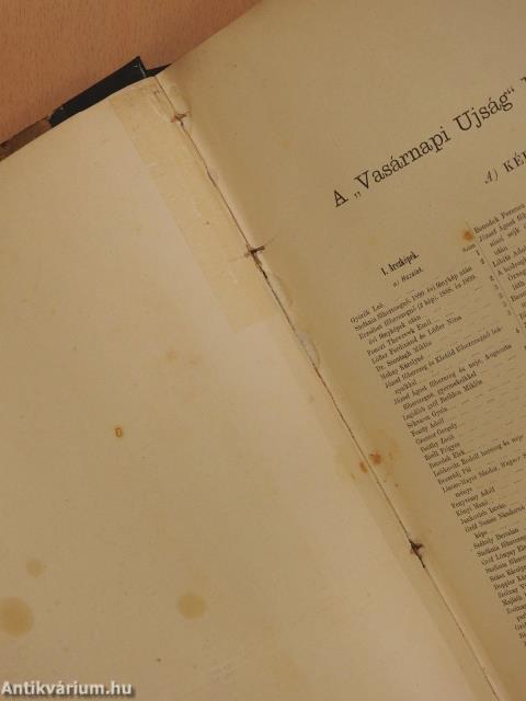 Vasárnapi Ujság/A Vasárnapi Ujság Regénytára 1900. (nem teljes évfolyam)