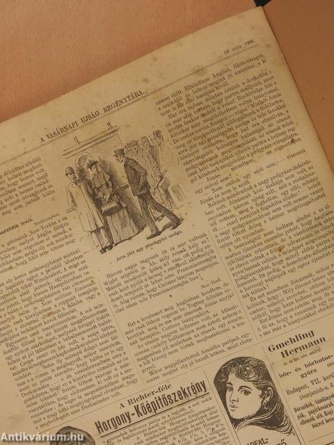 Vasárnapi Ujság/A Vasárnapi Ujság Regénytára 1900. (nem teljes évfolyam)