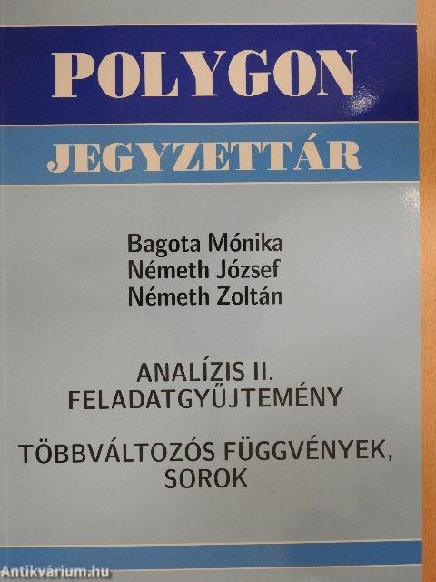 Analízis II. Feladatgyűjtemény