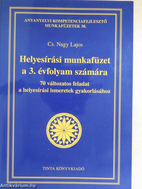 Helyesírási munkafüzet a 3. évfolyam számára