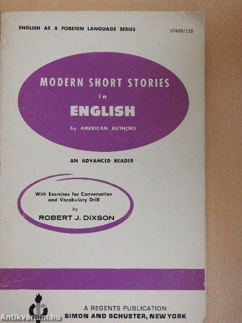 Modern Short Stories in English by American Authors