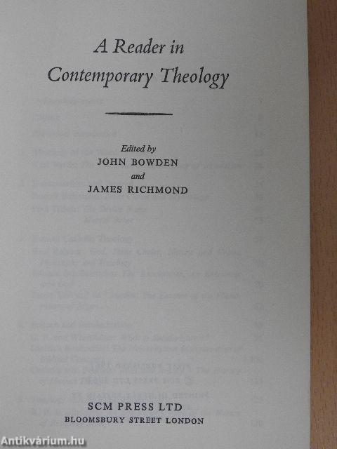 A Reader in Contemporary Theology