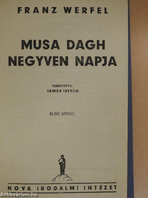 Musa Dagh negyven napja I-II.