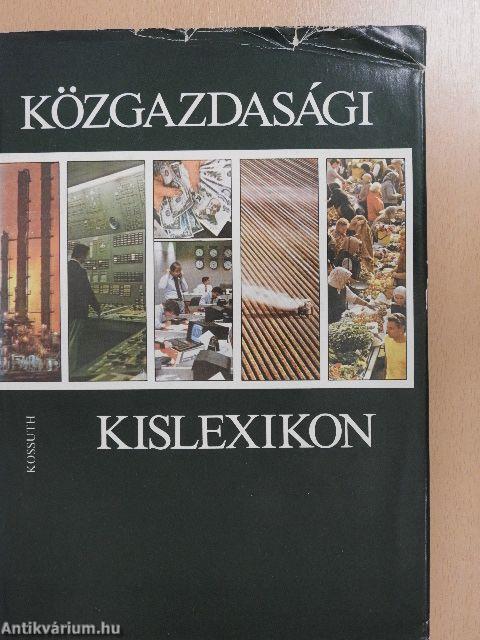 Közgazdasági kislexikon