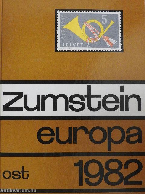 Zumstein Briefmarken-katalog - Ost Europa 1982