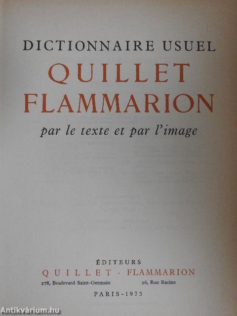 Dictionnaire Usuel Quillet Flammarion