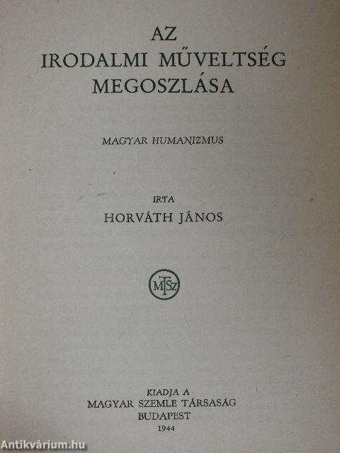 Az irodalmi műveltség megoszlása