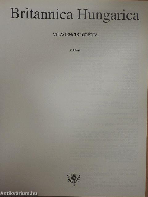 Britannica Hungarica Világenciklopédia 10.