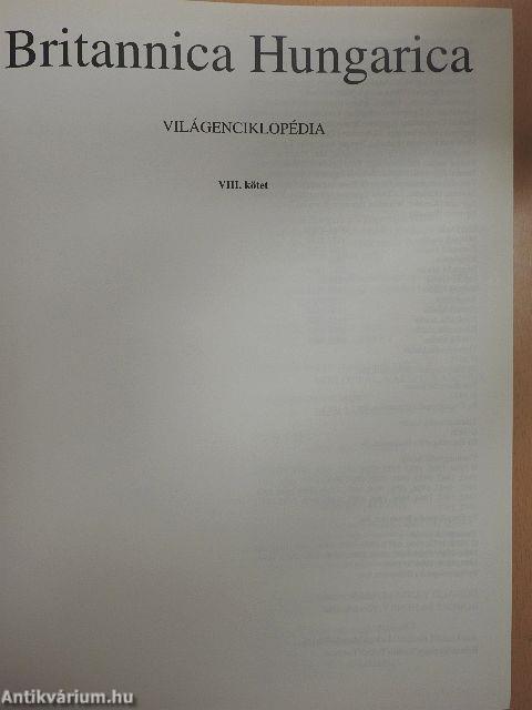 Britannica Hungarica Világenciklopédia 8.