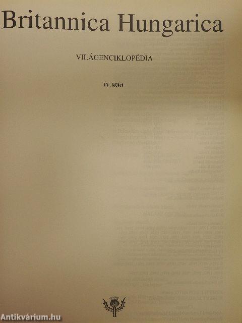 Britannica Hungarica Világenciklopédia 4.
