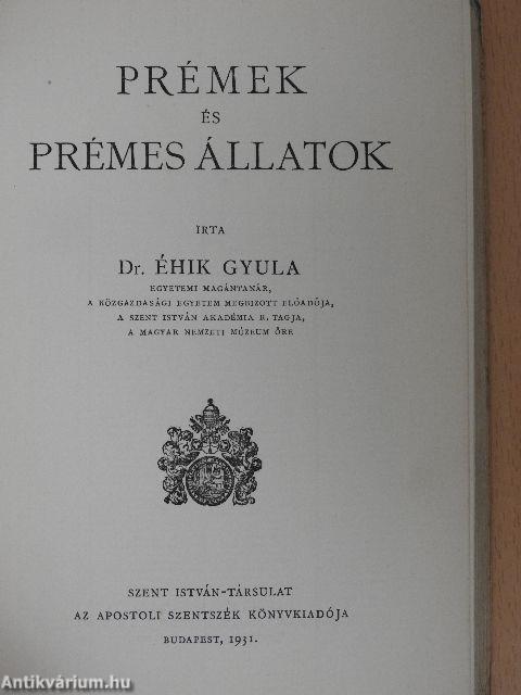 Prémek és prémes állatok