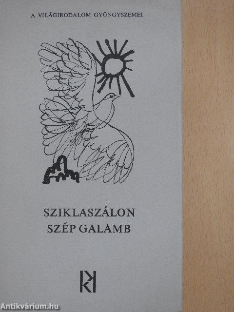 Sziklaszálon szép galamb