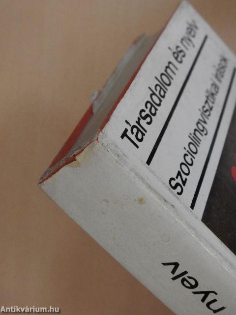 Társadalom és nyelv