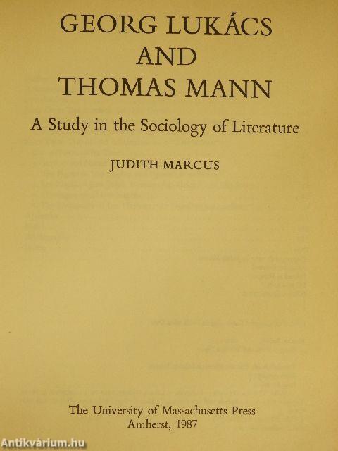 Georg Lukács and Thomas Mann