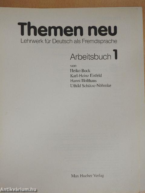 Themen neu 1 - Arbeitsbuch