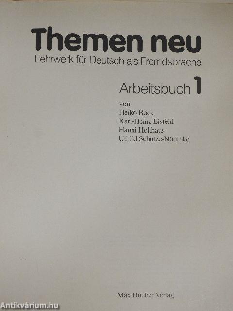 Themen neu 1 - Arbeitsbuch