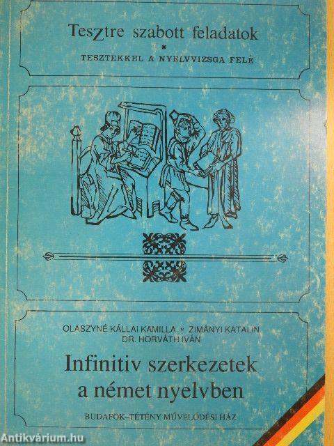 Infinitiv szerkezetek a német nyelvben