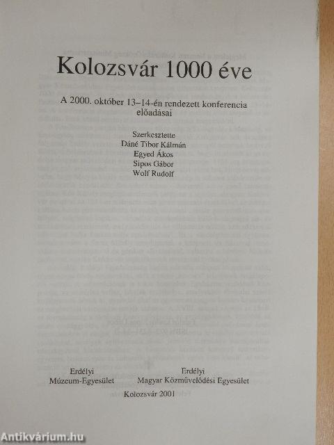 Kolozsvár 1000 éve