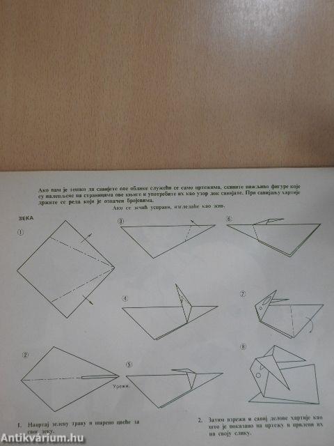 Szórakoztató origami (szerb nyelvű)