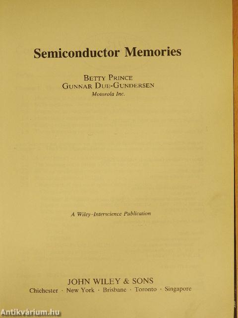 Semiconductor Memories