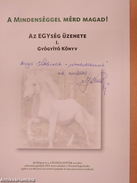 Az egység üzenete (dedikált példány)