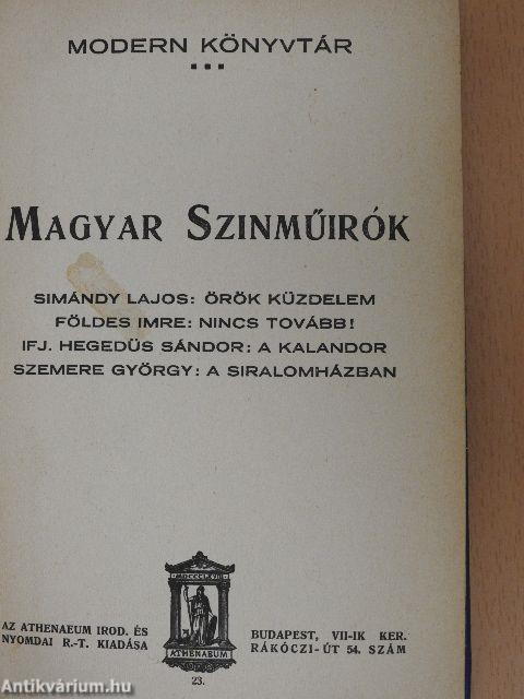 Magyar szinműirók III.