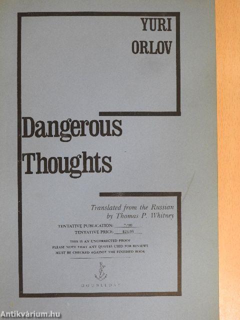 Dangerous Thoughts