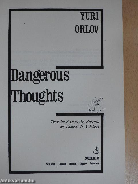 Dangerous Thoughts