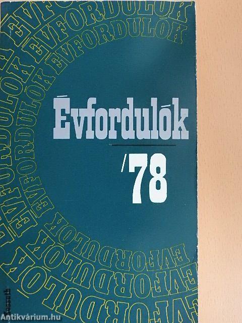 Évfordulók '78