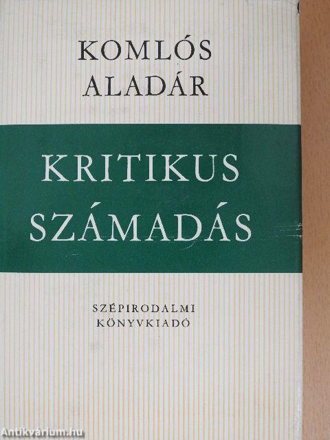 Kritikus számadás