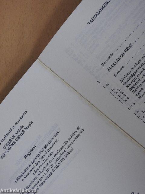 Magyarország Kézművesipartörténetének válogatott bibliográfiája