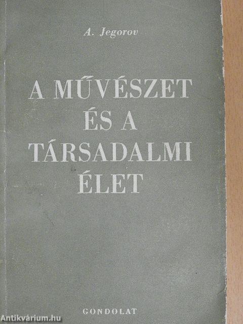 A művészet és a társadalmi élet