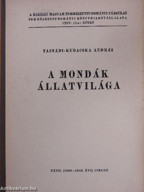 A mondák állatvilága