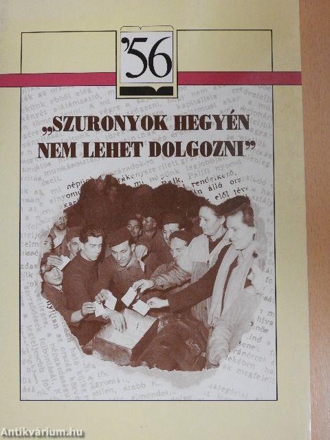 "Szuronyok hegyén nem lehet dolgozni!"