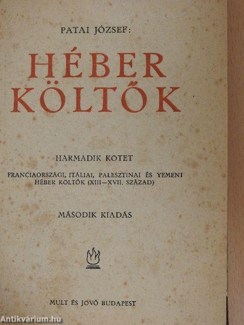 Héber költők III.