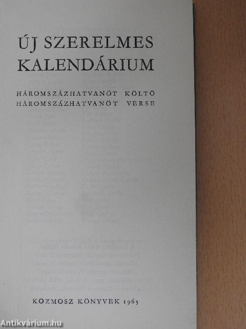 Új szerelmes kalendárium