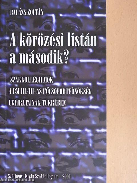 A körözési listán a második?