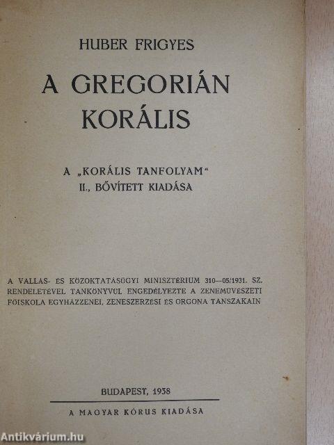 A gregorián korális