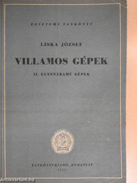 Villamos gépek II. 