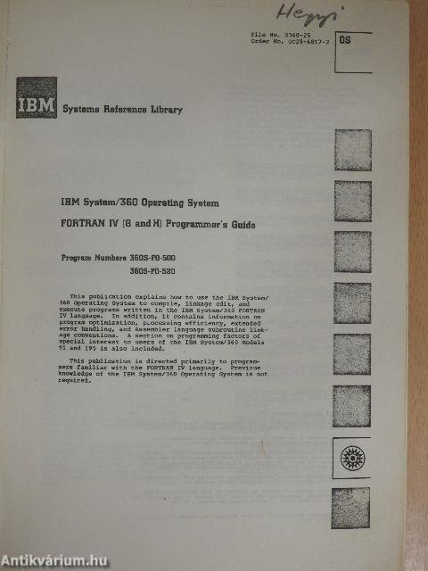 IBM Systems Reference Library