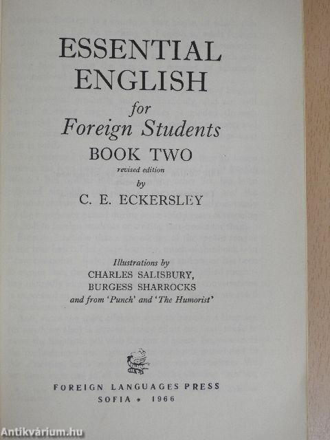 Essential English for Foreign Students Book 2.