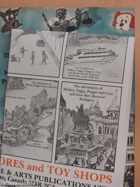 The Adventures of Mickey, Taggy, Puppo and Cica, and how they discover Brockville, Kingston, and The Thousand Islands (dedikált példány)