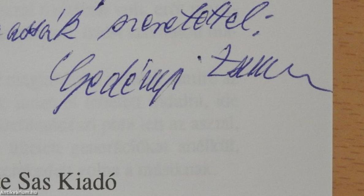 Illem az asztalnál és Jó ízekre vezérlő kalauz (dedikált példány)