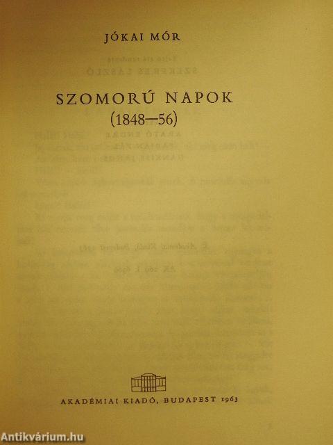 Szomorú napok