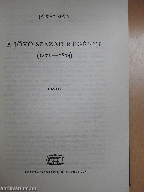 A jövő század regénye I-II.