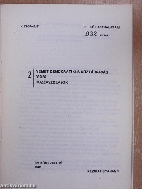 Német Demokratikus Köztársaság (GDR)