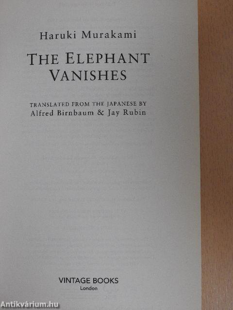 The Elephant Vanishes